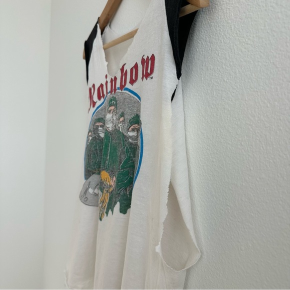 Rainbow 80s Original Rock Vintage T-Shirt - Picture 5 of 11